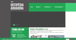 Desktop Screenshot of ortopediaarrahona.com